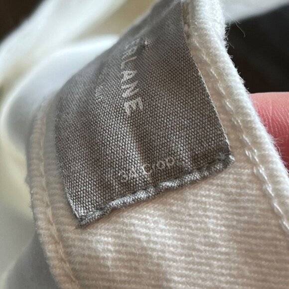 Everlane 90"s Cheeky Straight Crop Jean in Bone White Size 34 - Picture 7 of 10